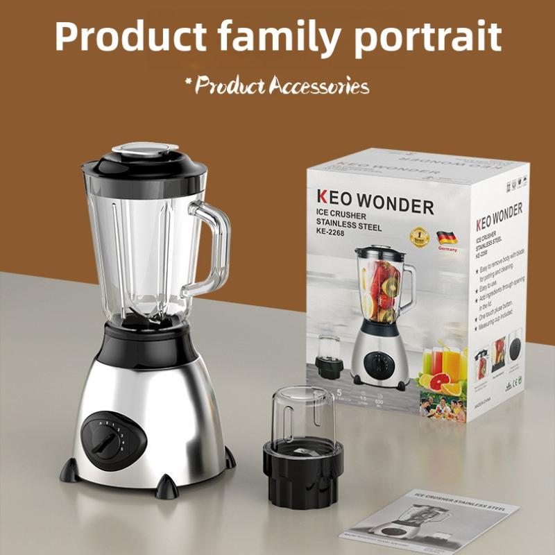 1.5L multifunctional wall breaking machine, double cup squeezing mixer, household portable electric fruit and vegetable juicer.