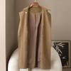 2026 Spring Women's British Style Double-Breasted Belted Trench Coat
