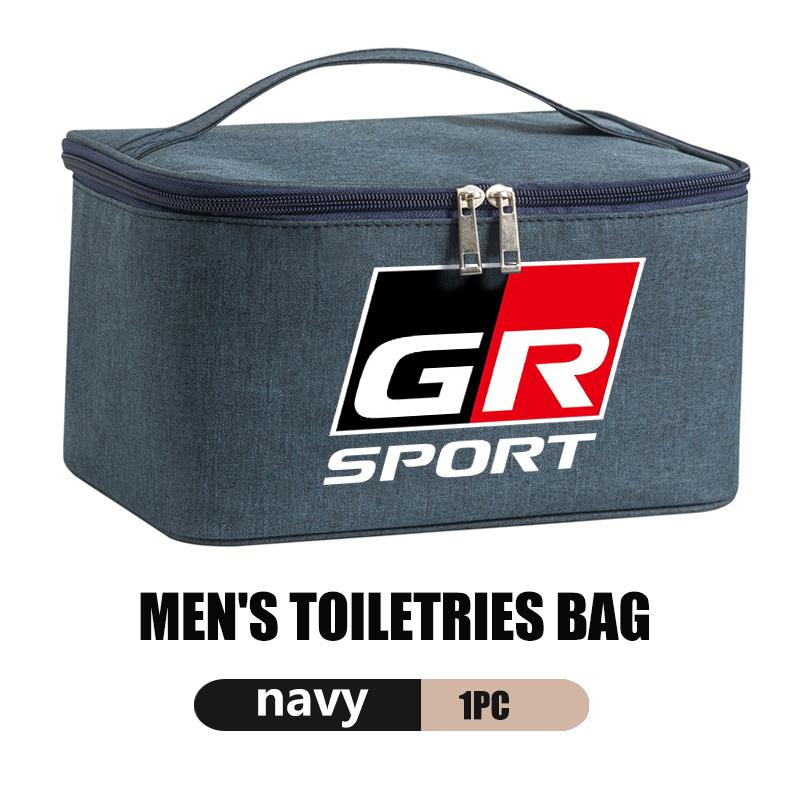 For Toyota Car Travel Portable Cosmetic Toiletries Bath Storage Bag GR sport Hilux Aygo TDR Yaris Corolla Rav4 CHR Auris