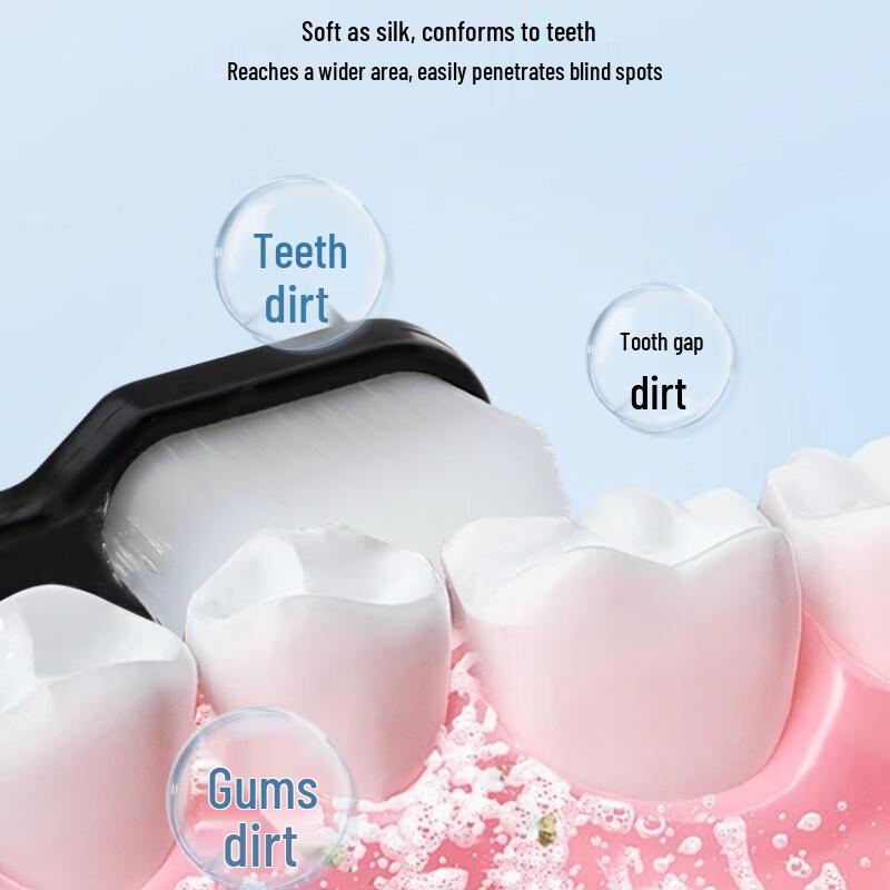 OWI 10,000 Bristle Ultra-Soft Toothbrush 4-Pack