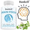 Bunkell Brain Focus Dietary Supplement - 120 Vegan Capsules