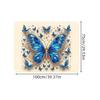 1Pcs Butterfly Polyester Car Trunk Mat Anti Slip Cargo Liner Waterproof Storage Protector for SUV Sedan