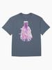 Liquid Television Smiley Happy - Variant 2 [Futuristic Liquid Acrylic Television Head] Oversized Unisex T-Shirt