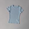 Women's Outdoor Sports Shirt Yoga Wear Fitness T-Shirt Quick Dry Running T-Shirt Workout Top Female Sportswear Exercise Clothing