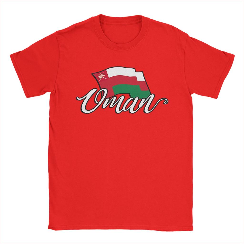 Oman Flag  TShirt Summer  Harajuku TShirts Couple Cotton ONeck Plus Size Top Tees ShortSleeved Y2K Funny Tshirt