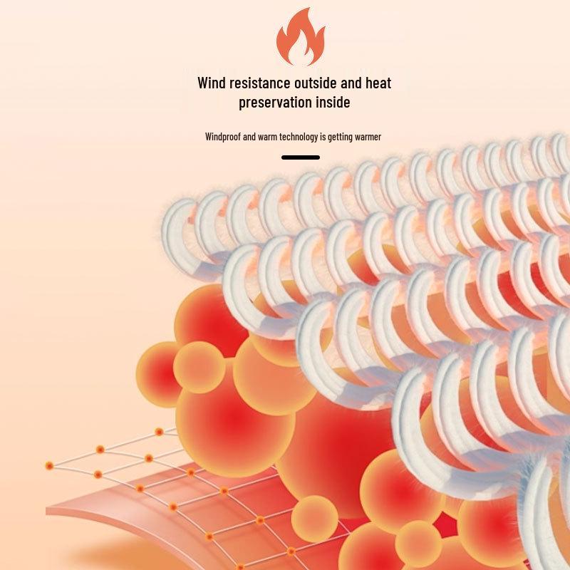 Women's Winter Windproof Touchscreen Cycling Gloves with Fingertip Openings