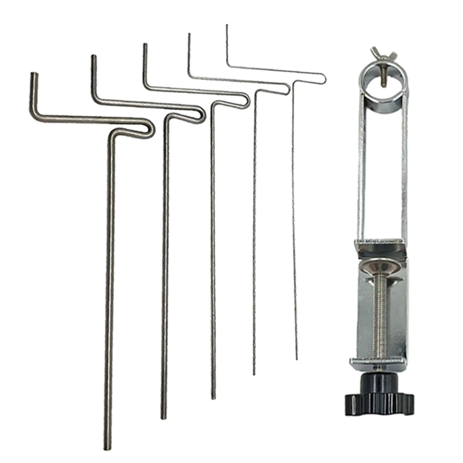 

Портативный набор инструментов для обмотки проволоки Аксессуар для ювелиров Прочные сплавные материалы Намотка Включает 5 стержней Для ежедневного использования