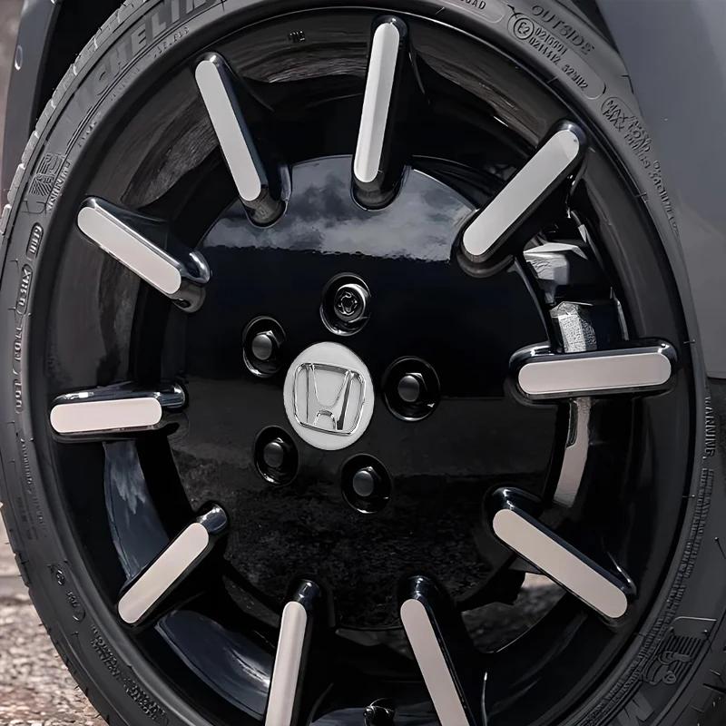 4Pcs 69mm 62mm 58mm Car Wheel Center Hub Cap Caps Emblem Logo Classic Style For Honda Civic Accord Fit CRV Jazz Odyssey Prelude