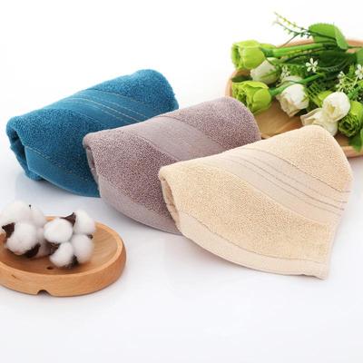 Children's Pure Cotton Striped Hand Towel - Absorbent, Quick-Dry, Back-to-School 
