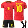 2026 FIFA Fussball-Weltmeisterschaft Belgien Fußballtrikot für Kinder und Erwachsene RAFA TROSSARD #10