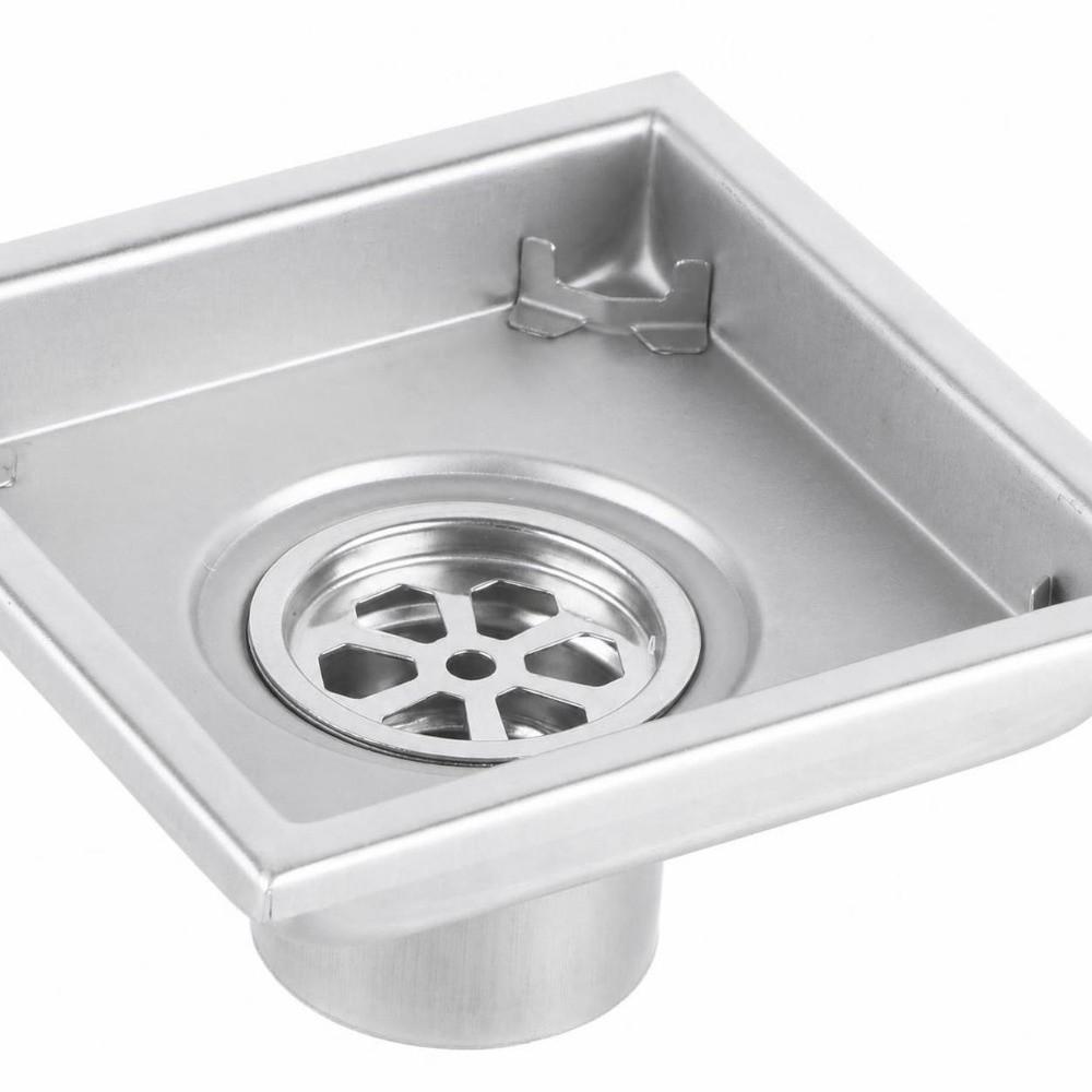 304 Stainless Steel Floor Drain 4.33 Inch Bathroom Drain Durable Waste Gate  Kitchen