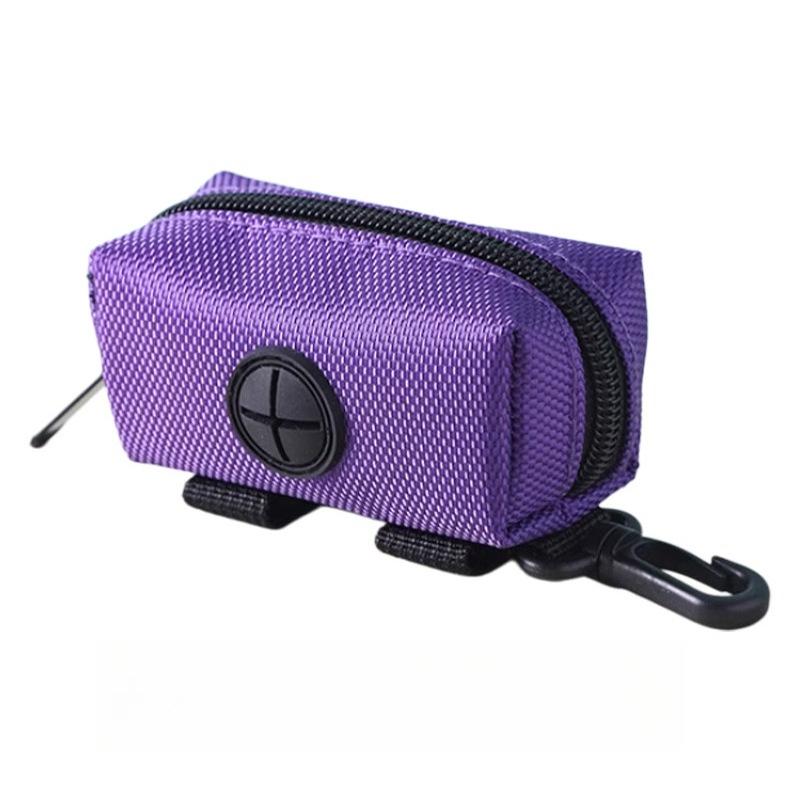 1pc Pet Waste Bag Dispenser Oxford Portable Outdoor Dog Poop Bag Holder Storage Case Container