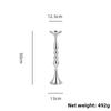 32/38/50cm Candlelight Plated Finish Flower Vase Base Elegant Candle Holder  Home Wedding Decor