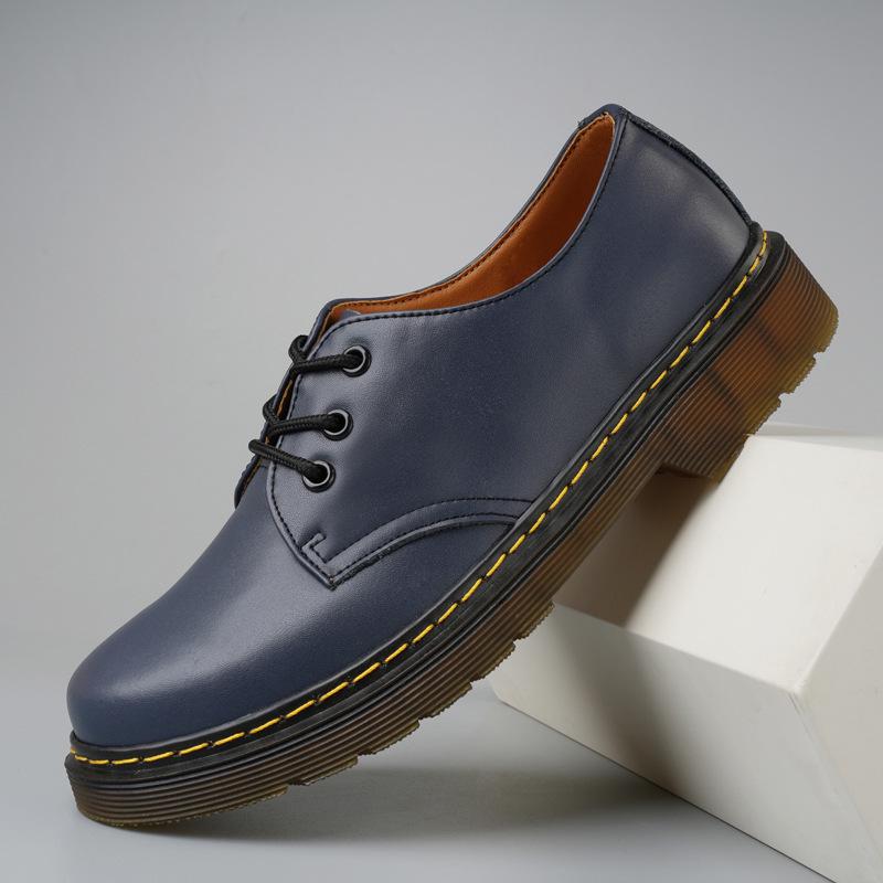 1461 Plus Size Unisex Cowhide Leather Casual Shoes