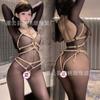 Sex Underwear Sexy Three-point Hollow Bra Panties Rope Clothes Bundled Uniform Pure Desire Private House Set