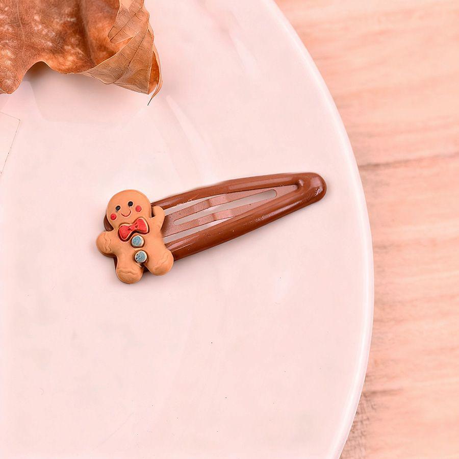 Vánoční kreslená sponka do vlasů Sněhulák - Roztomilý sváteční doplněk pro děti, vhodný pro miminka