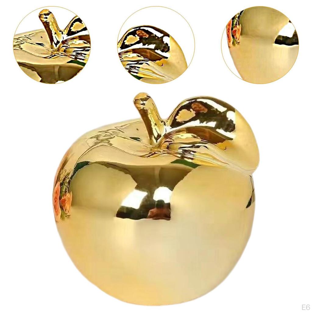 Fruit Sculpture Ceramic Figurine Artistic Creative Elegant Collection Ornament for Cafes Rooms