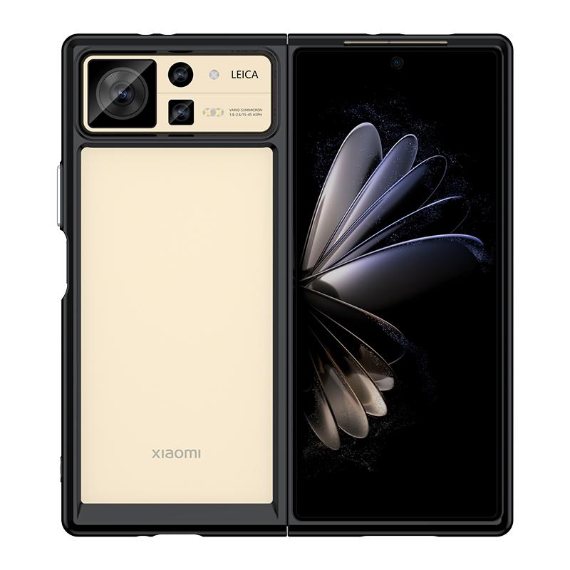 

Цветной защитный чехол для XIAOMI Mix Fold 2, противоударный чехол на заднюю панель XIAOMI Mix Fold 2 чёрный