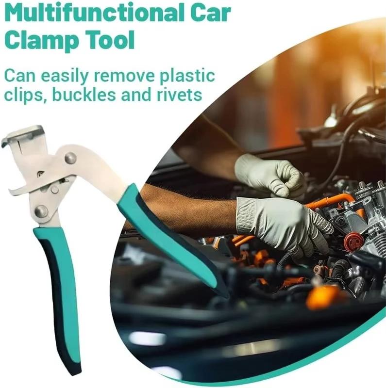 1pc Car Clip Pliers Car Panel Removal Tool Snap Pliers Easy Remove Fasteners Professional Auto Repair Kit For Plastic/Nut Removal