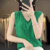 Women Tank Sleeveless MODERN NEW SAGA Summer T-shirt Knit Top Basic Vest Female V-neck