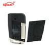 Kigoauto 5G0 959 753 AB Flip Remote Key Shell 3 Button HU162 / HU66 for VW Golf 7 2013 2014