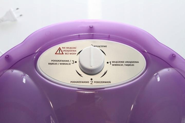 Masażer Do Stóp Wodny Hydromasażer Podczerwień Bąbelki Podgrzewanie 450W