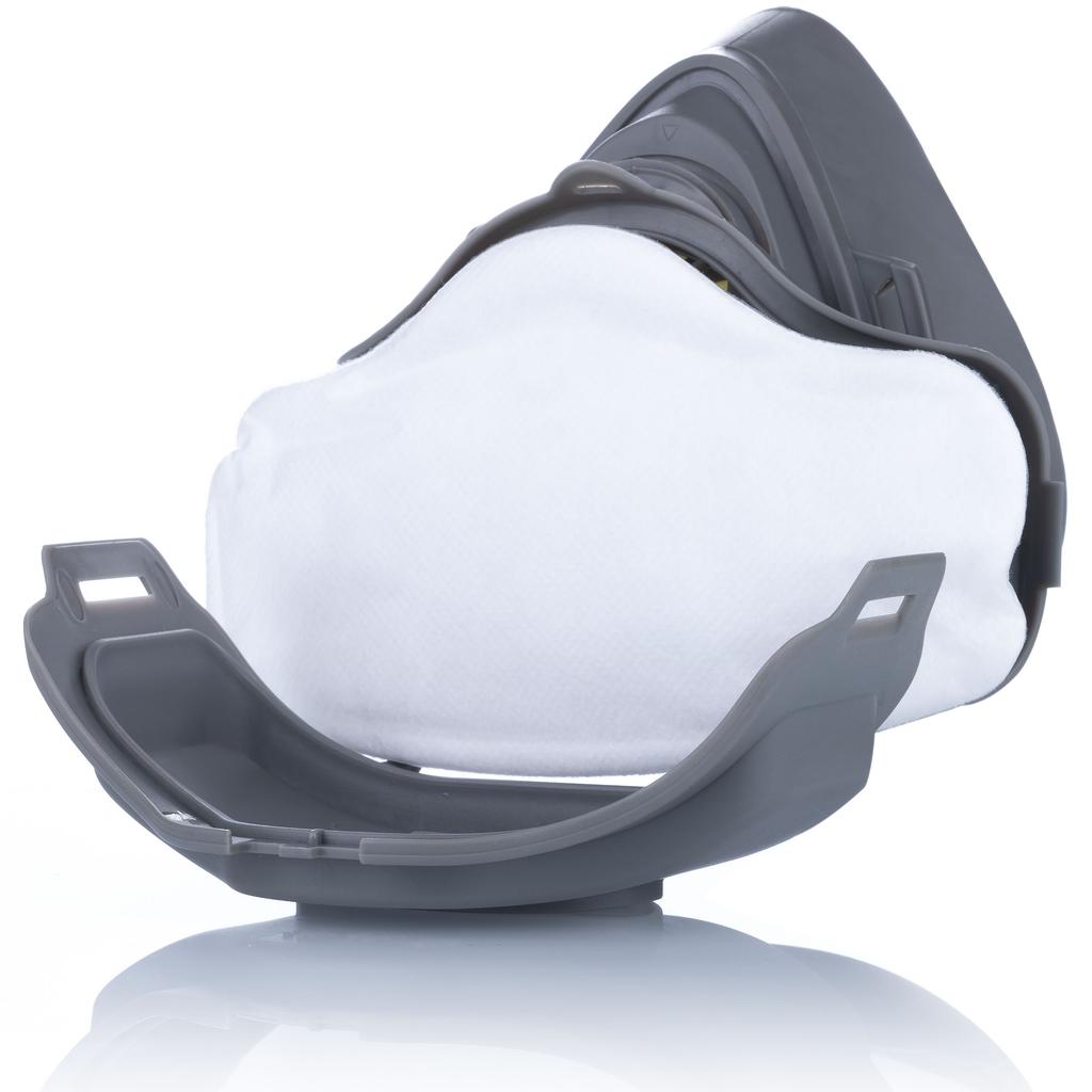 Rosfix KN95 Painting Mask – Dust Protection | Reusable Half Mask | Silicone Collar and Adjustable Straps
