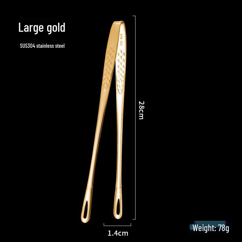 Extended Stainless Steel BBQ Tongs