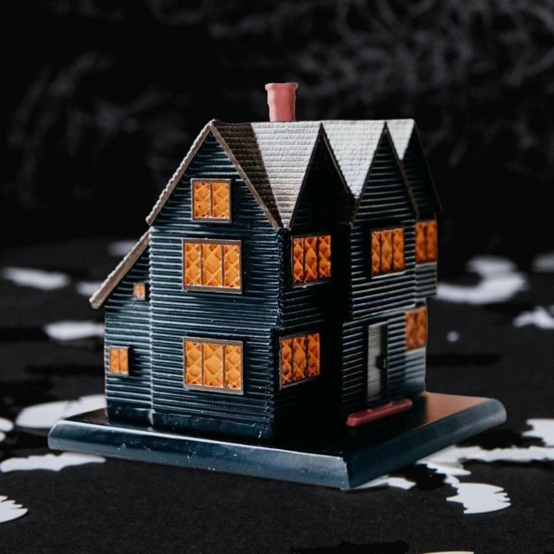 Halloween Themed Witches Cottage Incenses Holder Holder Halloween Decorations for Festives Ambiances