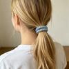 1 Pair Women Hair Ties Pearlescent Color High Elasticity Phone Cord Shape Hair Ropes Flexible Ponytail Holder Hair Accessories