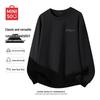 MINISO Men's Casual Loose Crewneck Sweatshirt