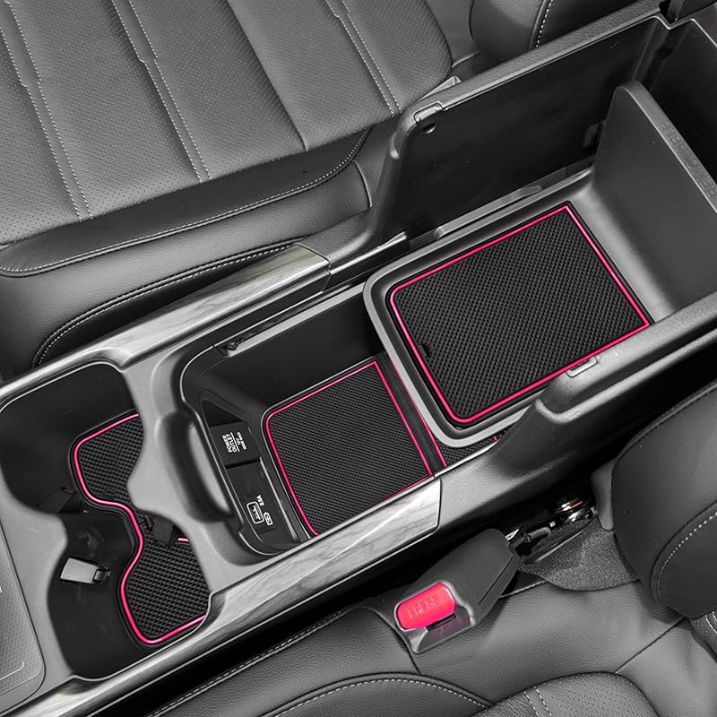 SENSHINE For Honda CR-V CRV Accessories    Cup Holder Ert Center Console Liner Trim Door Packet Mats Non-Slip Anti Dust Premium  Interior 20PC Set