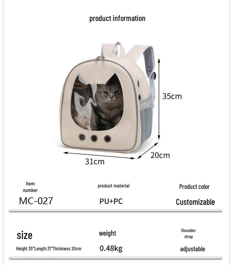 Atmungsaktiver Großer Haustierrucksack & Bett für Katzen und Hunde: Ganzjahres-Design, Tragbares Design