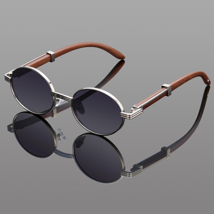 Fashion Oval Sunglasses Men Women Anti Wood Sun Glasses Male Female Classic Small Square Summer Traveling Shades UV400