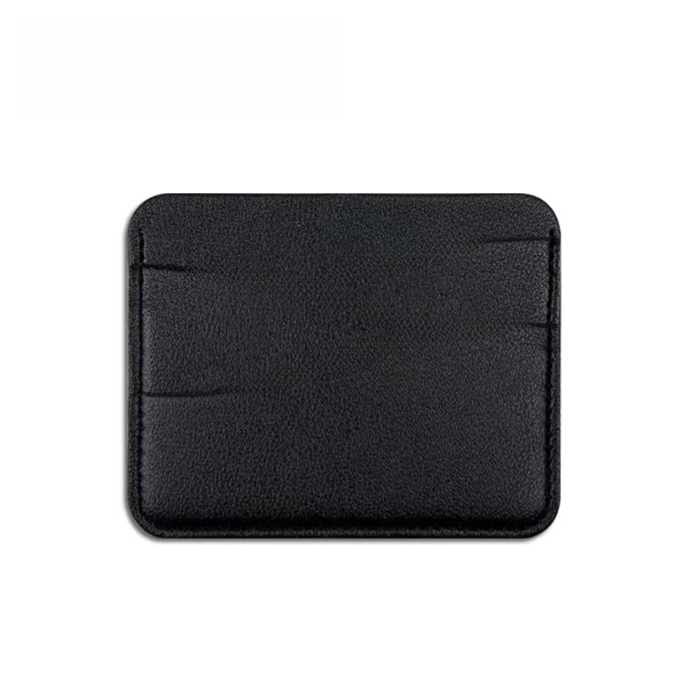 Pu Leather Credit Card Holder Multi-functional Coin Purse Mini Card Holder Student чёрный