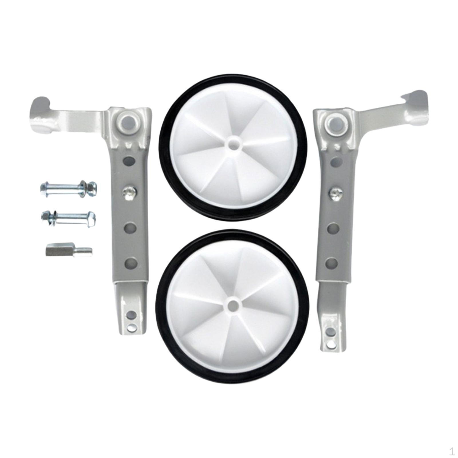 

Child Bike Training Wheels Rear Biking 16 18 20 22 24 Children Adjustable Stabilizers белый