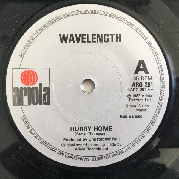 

7inch Record WAVELENGTH - Hurry Home ARO281 Ariola 1982 UK Dance & Electronica Used