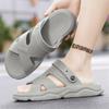 Round Foot Spa Luxury Flat Sandals Men's Shoes White Slipper Boots Sneakers Sport Losfers Model Shoos Classical Imported
