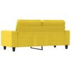 Vidaxl 2-Seater Sofa, Light Yellow, 140 Cm, Upholstered In Fabric