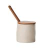 Striped Ceramic Seasoning Jar Kitchenware Spice Jar Salt Shaker Storage Tank Seasoning Box Condiment Bottle Spice Container