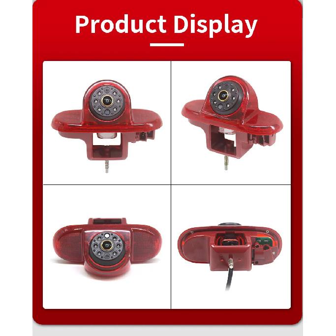 AHD 1080P Waterproof Night Vision Car Brake Light Reversing Camera for Renault Trafic 2001-2014 Opel/Vaxhall Vivara