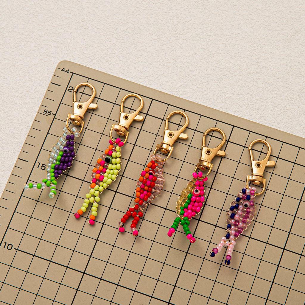 Dopamine Handmade Colorful Fish Pendant Keychain Bag Buckle