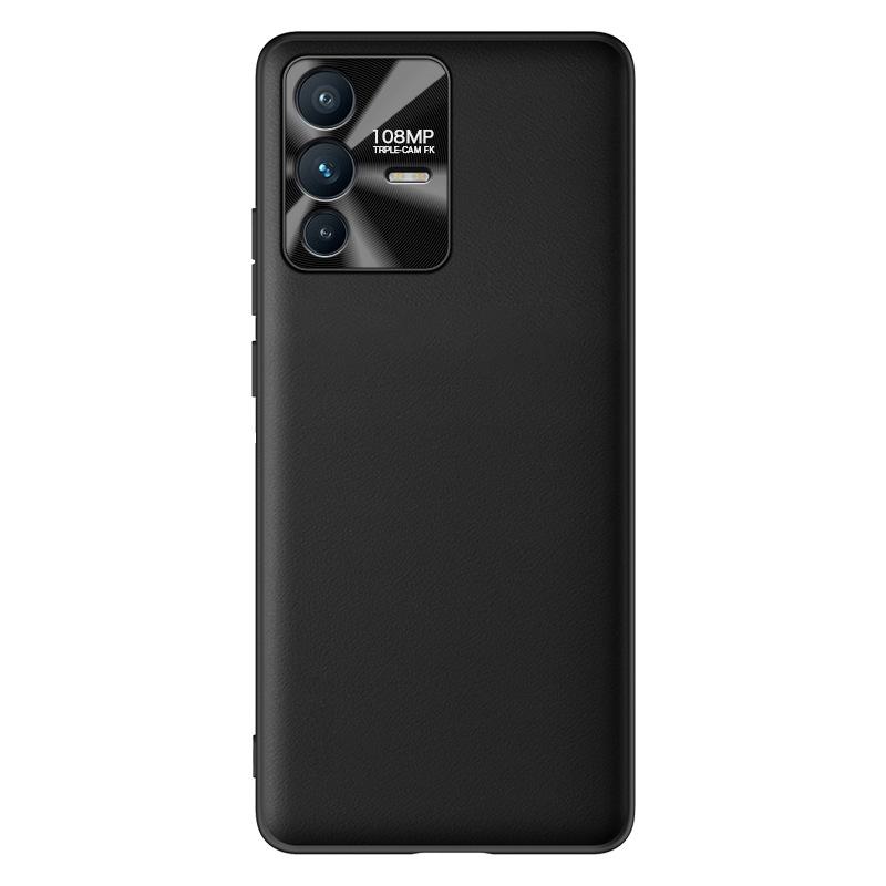 Vivo S12pro Liquid Leather Anti-Fall Protective Case - One Piece