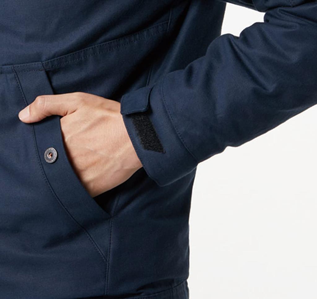 BURTLE Heater Jacket For Black 8210 35 S (Large Hooded) (Unisex) Autumn/Winter