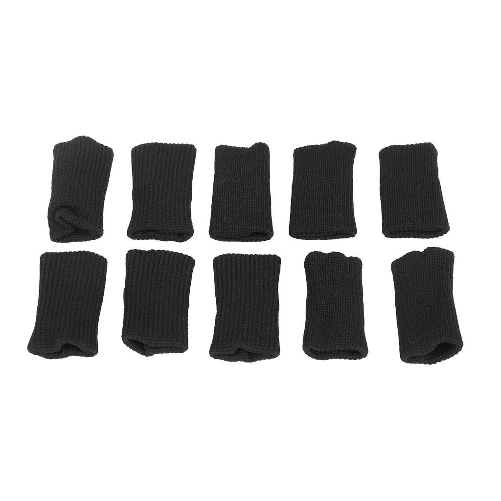 10Pcs Sport Finger Protectors Support Finger Brace Elastic Thumb Sves for Playing Basketball Sports
