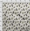 oneOone Georgette Viscose Dark Olive Green Fabric Cactus Sewing Material Print Fabric By The Yard 42 Inch