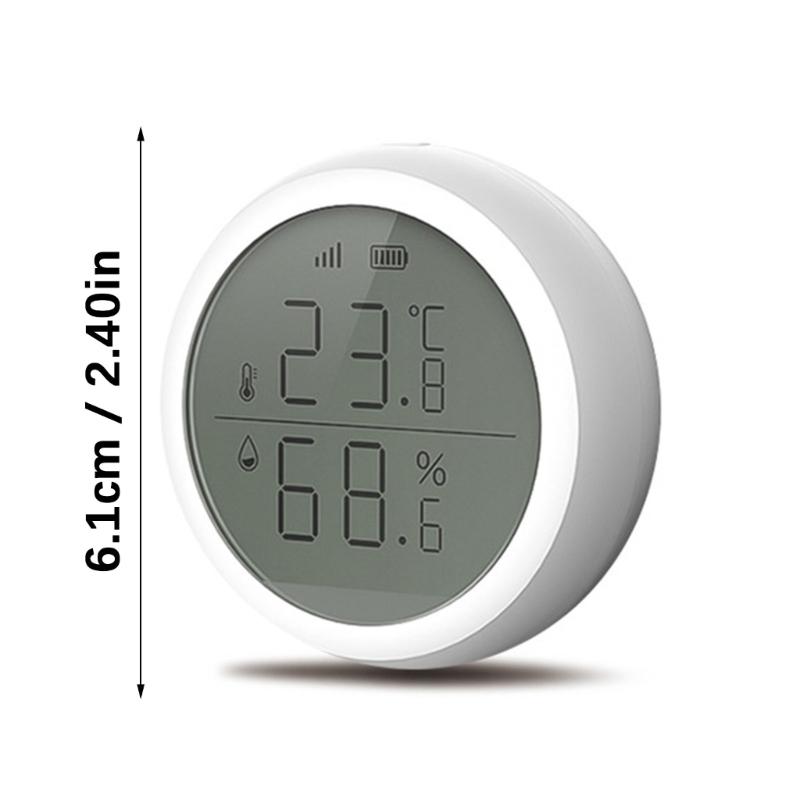 Double Function Temperature Humidity Detector With Clear Display For Household Plant Care And Workspaces Optimization