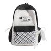 Schoolbag1011 New Simple Small Fresh Schoolbag Student Party Milk Fu Soft Girl Wind Travel Plaid Daily Commuting Backpack