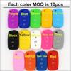 Silicone Car Key Cover Case for TOYOTA Avensis Camry Corolla 3 Button Remote Key Holder Bag Protection Car Accessory