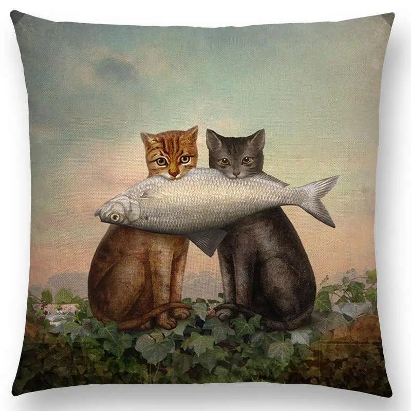New Elegant Lady Lovely Girl Shakespeare Plays Fantasy Painting Heart Free Wish Sea Cushion Cover Sofa Throw Pillow Case